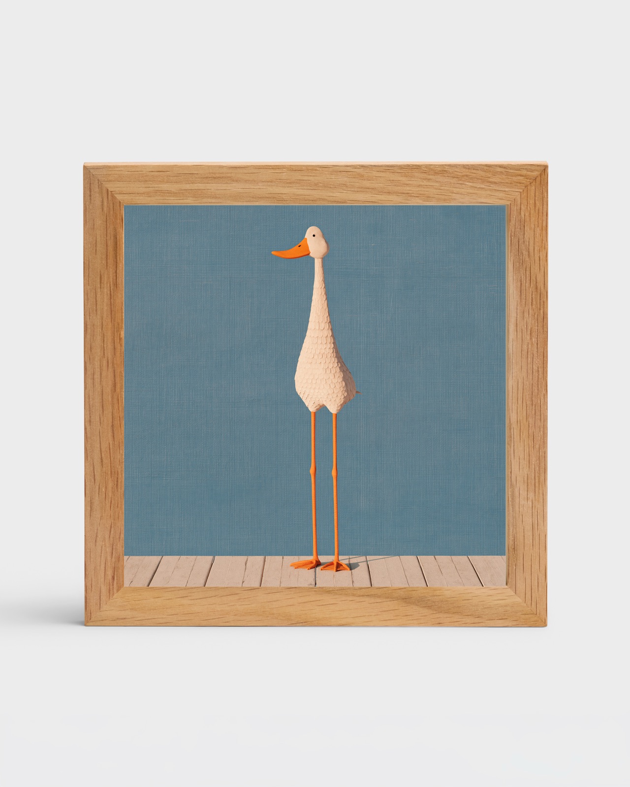 Duck, 6×6 framed