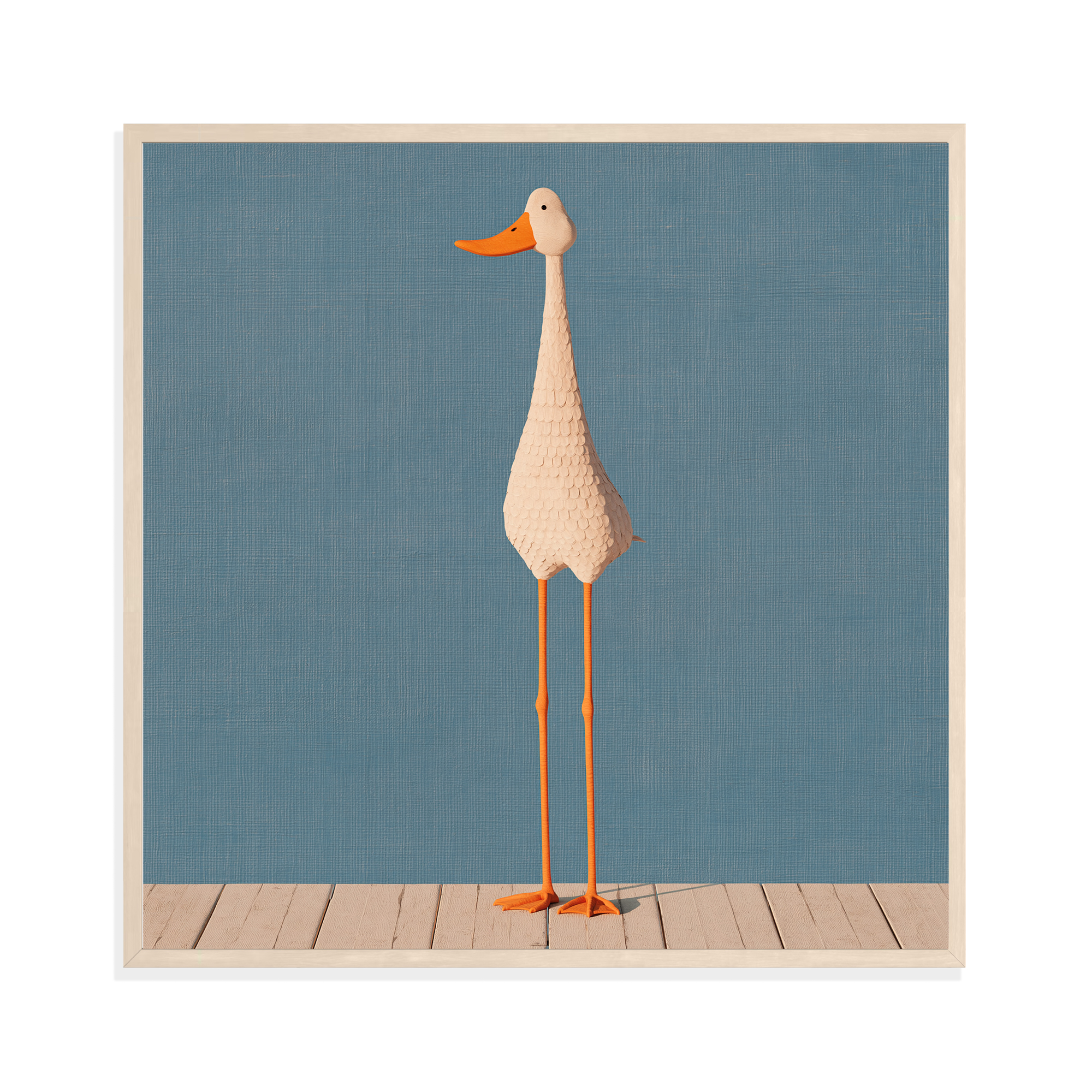 Duck, framed
