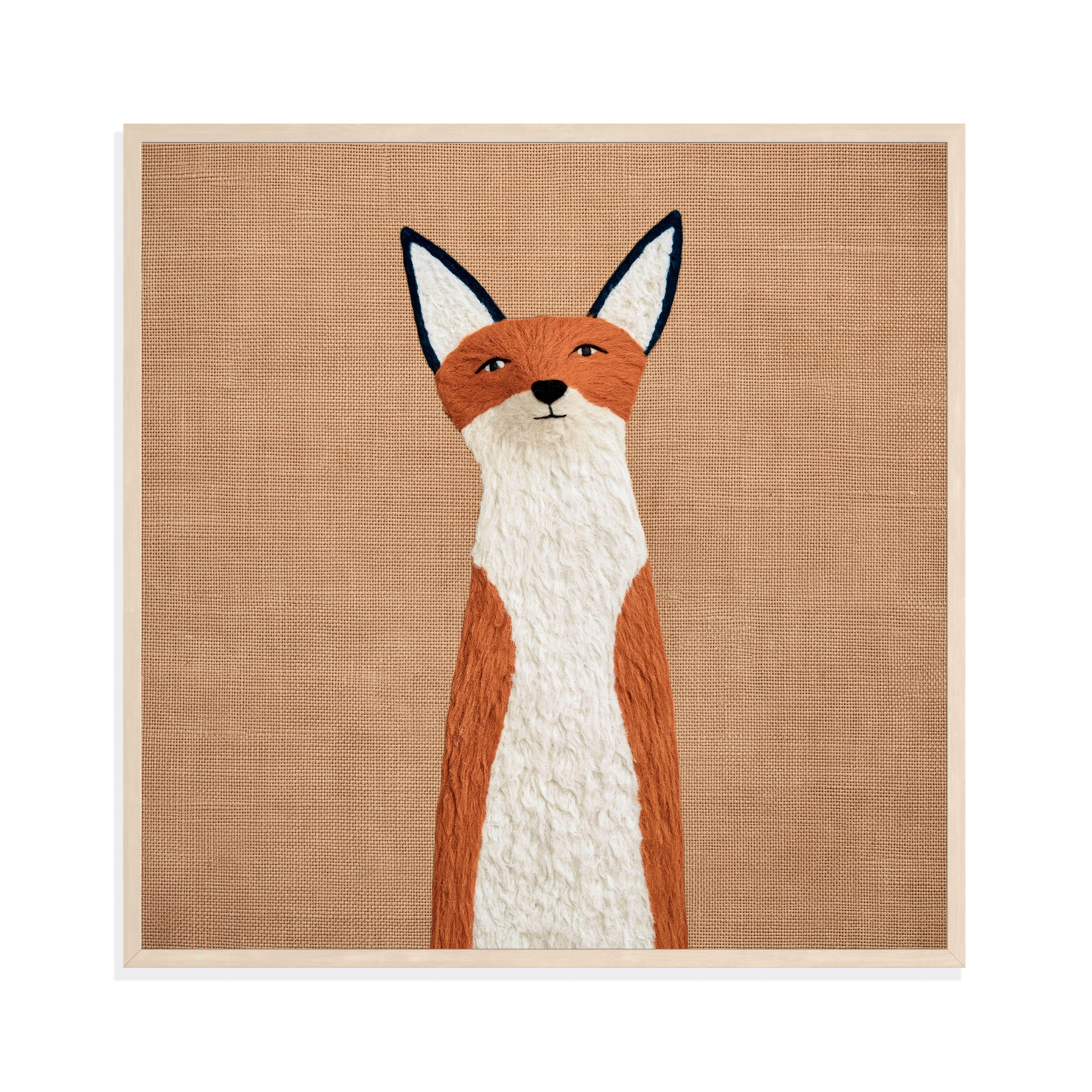Fox Portrait, framed