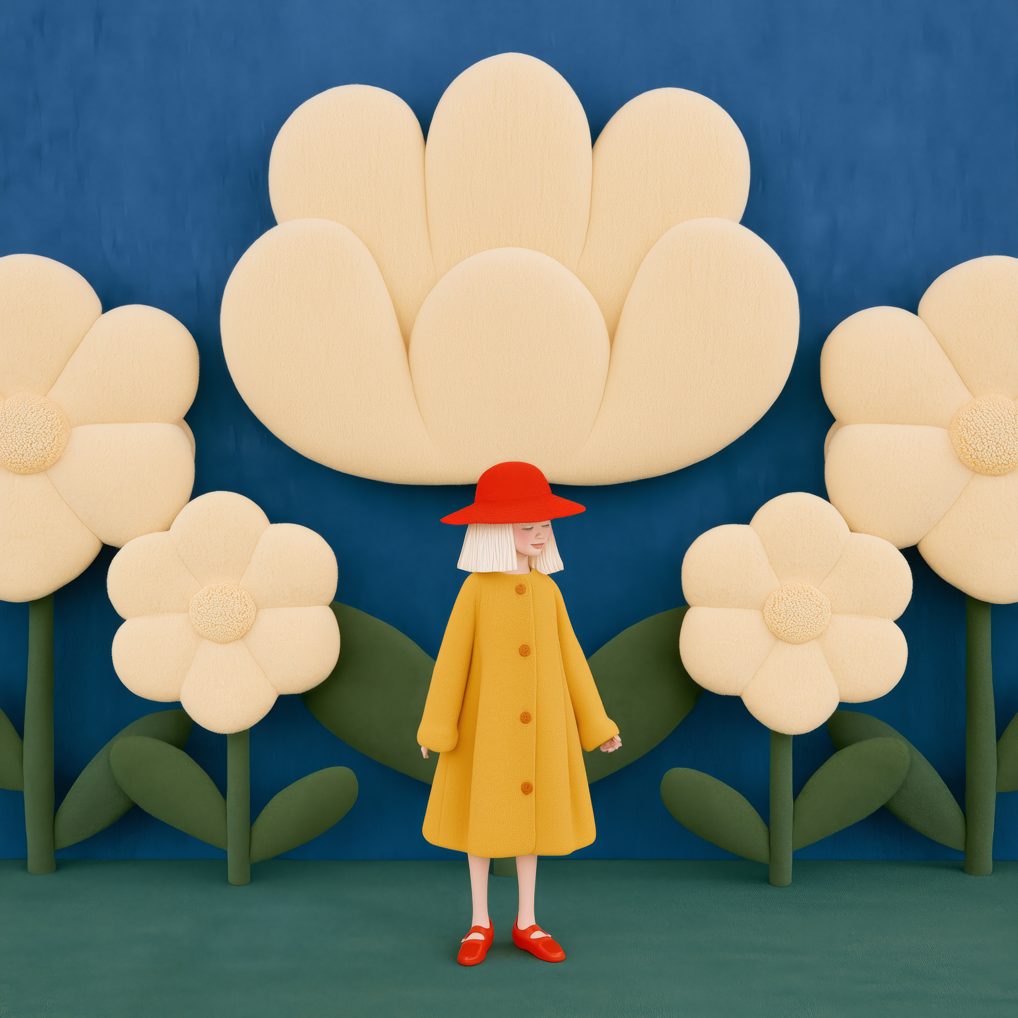 Girl in a Garden II