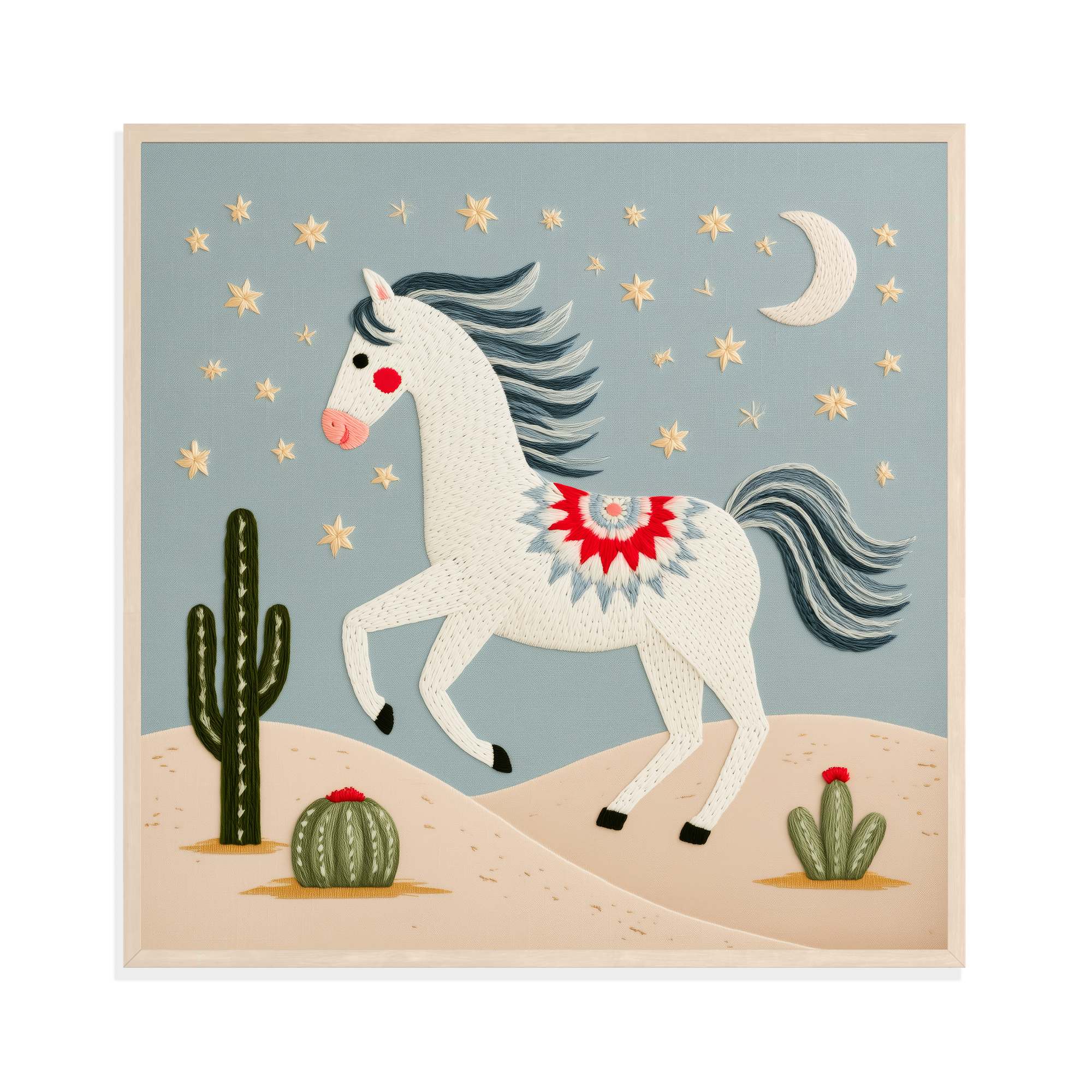 Horse in the Desert V, framed