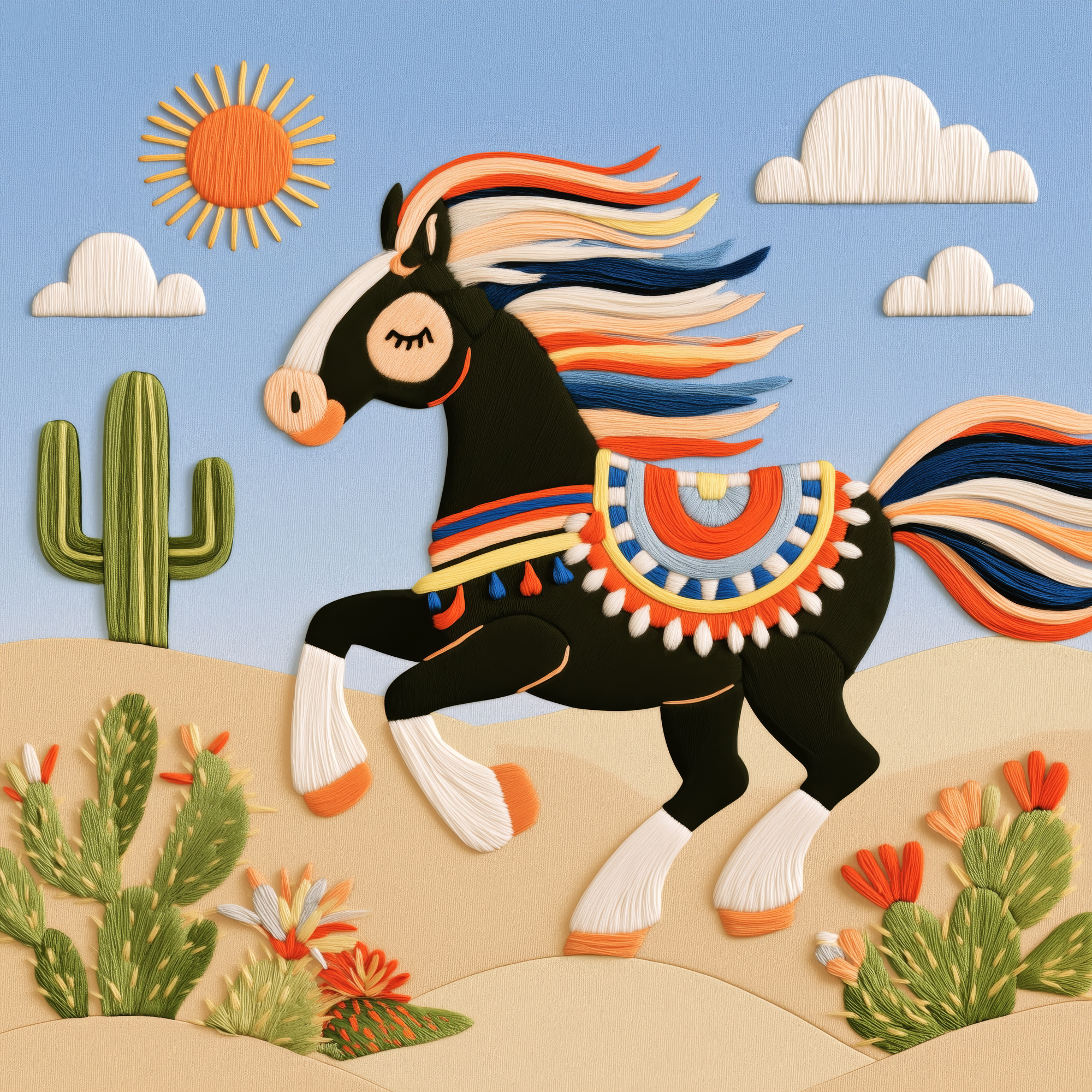 Horse in the Desert VI