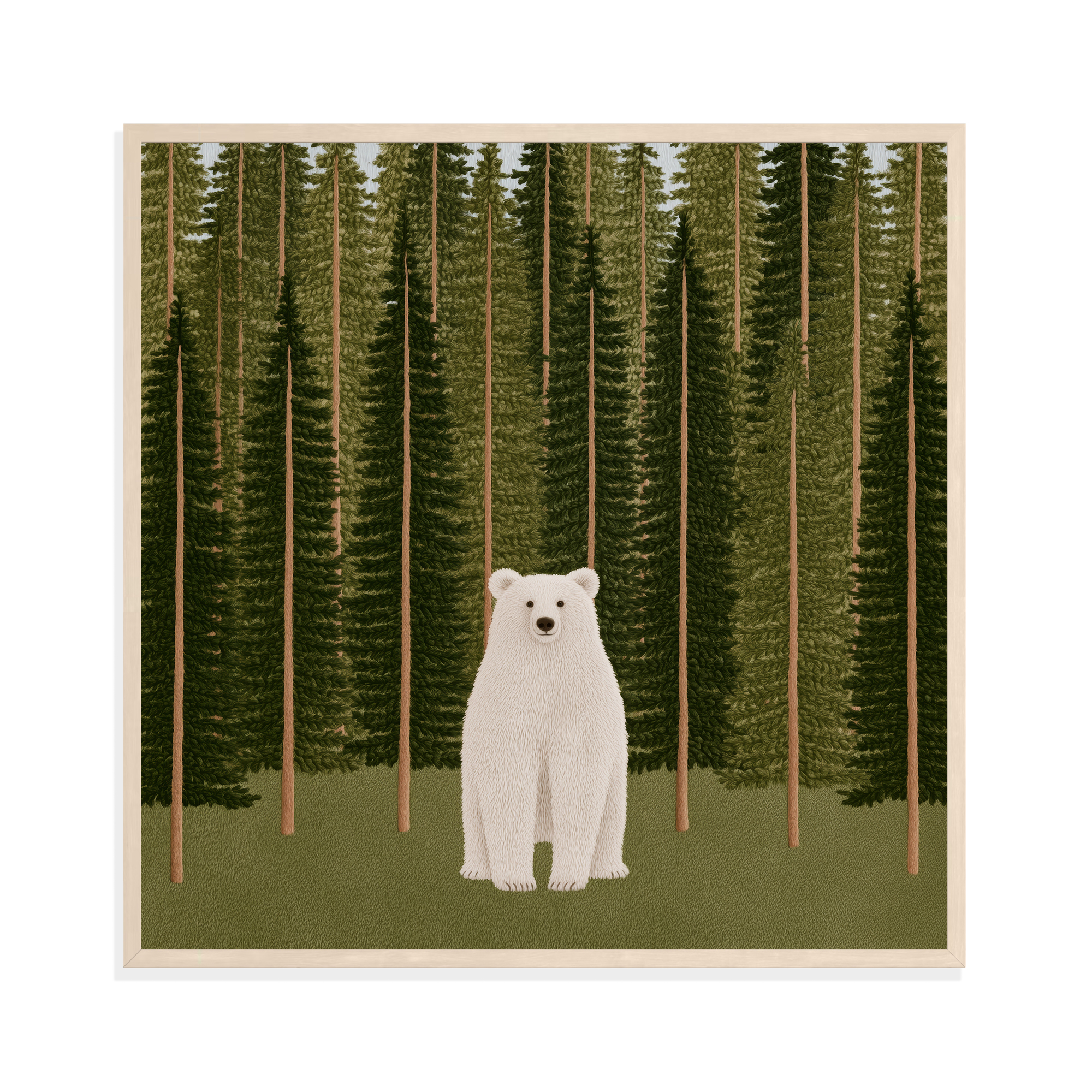 Polar Bear, framed