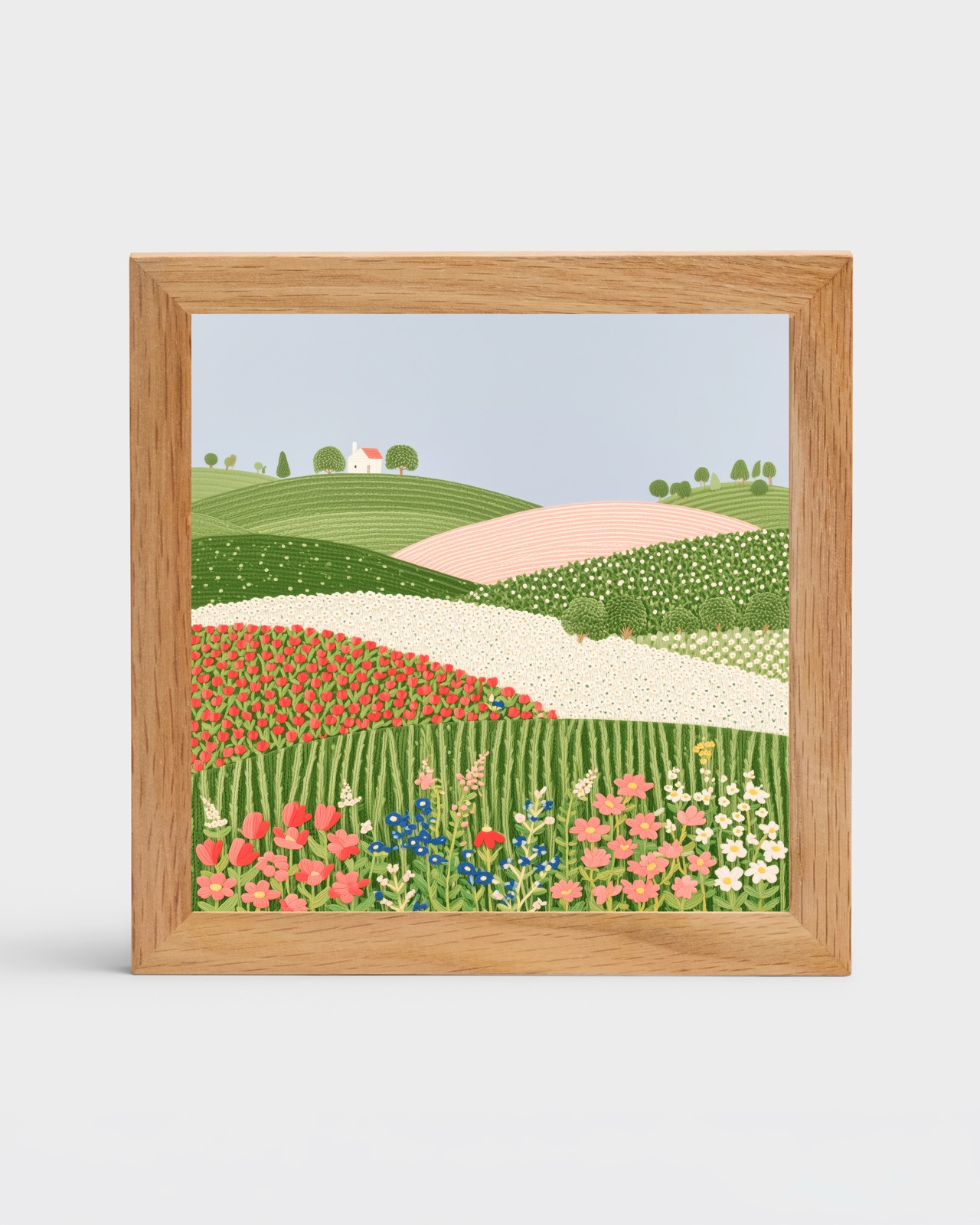 Rolling Hills, 6×6 framed