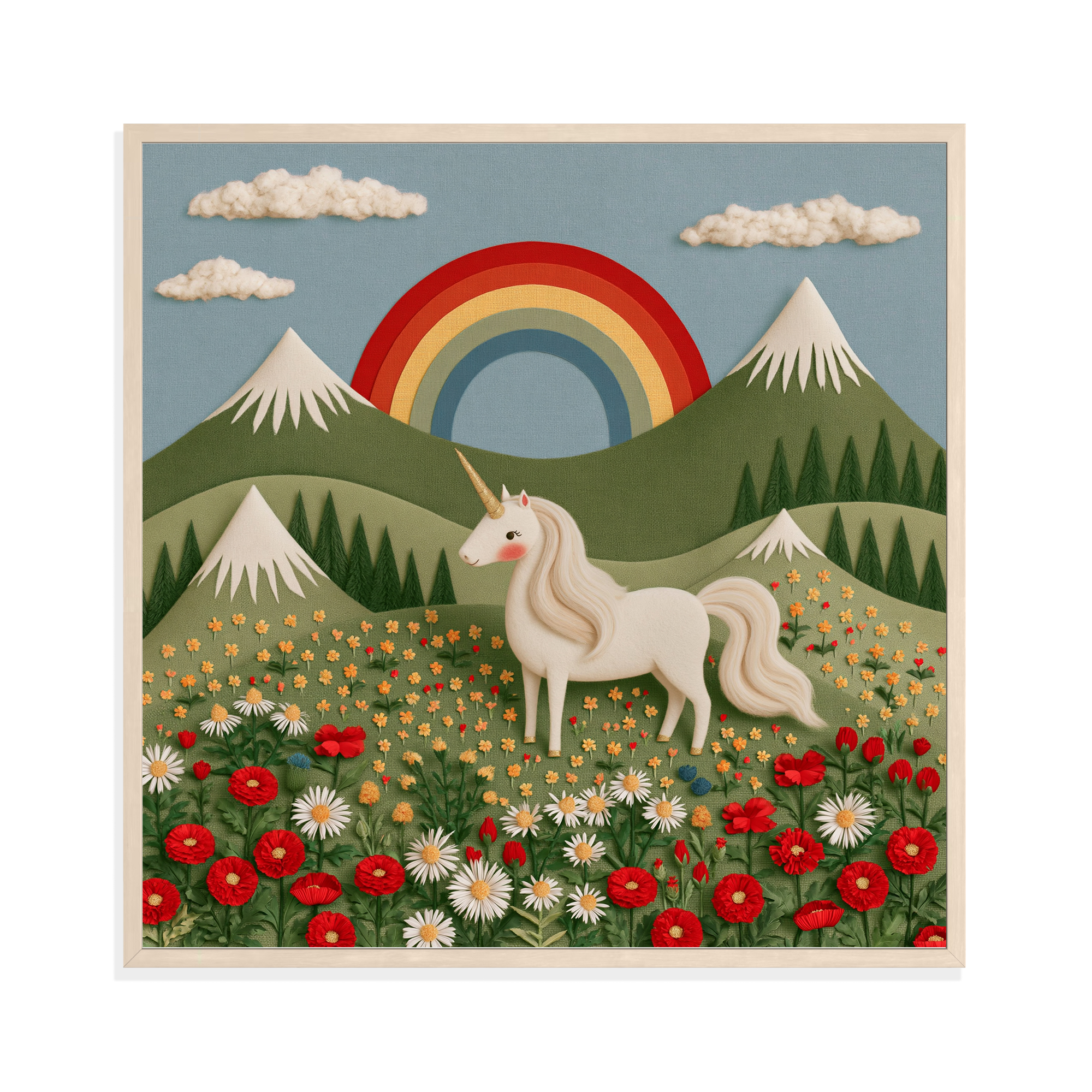 Unicorn Mountains, framed